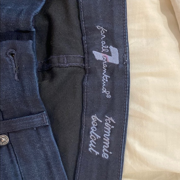 7 For All Mankind Dark wash Kimmie bootcut Jeans - Picture 3 of 4